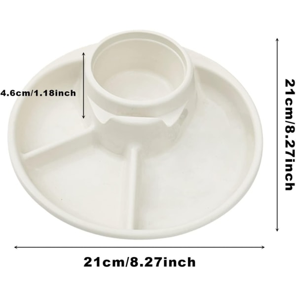 Trays, Breakfast Plate Divided Portable Barbecue Picnic Tray Portion Control Plate For Healthy Eating For Dinner Plate