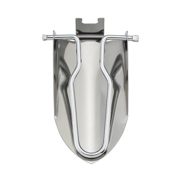 Mini Spade Utomhus Trädgård Rostfritt Stål Hopfällbar Trädgårdsspade Bärbar Hand Rostbeständig Bärbar För Camping Utsökt Design (2st, Silver)