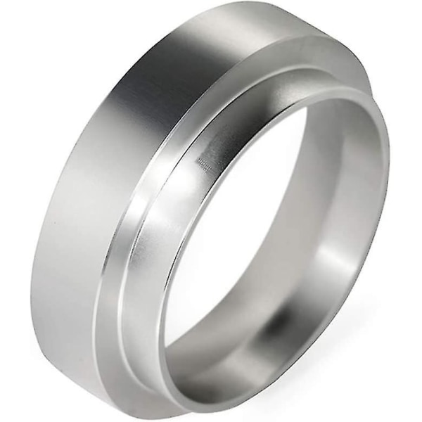 58mm Kaffeedoseringstragt - Til 58mm Aluminium Espresso Doseringstragt Ring Sølv