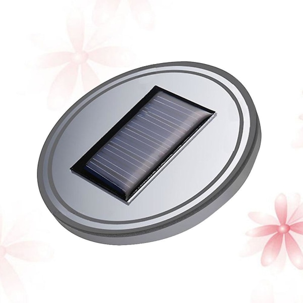 2 stk Solcelled LED Bilkoppholdermatter Puter Drikkflaskeunderlag Med Innebygd Lys Og Vibrasjonssensor Bilinteriørdekorasjon (blå)2stk 2Pcs