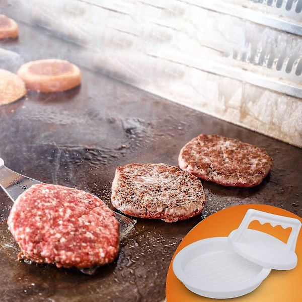 Hamburgare Press - Perfekt Storlek 11,4 cm (4,5 tum) Burgerformar för Enkel Lossning, Hamburgare Press för Grilltillbehör Set (2 Delar)