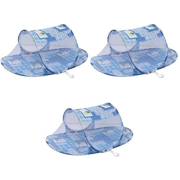 3 kpl Pikainen Kannettava Hyttysverkko Hengittävä Matkustus Vauvan Telttaranta Leikkiteltta 3 kpl 110x63x38cm 3pcs 110x63x38cm