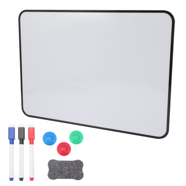 1 sæt Tørslet magnetisk whiteboard A3 magnetisk whiteboard til køleskab Assorteret farve42x30cm Assorted Color 42x30cm