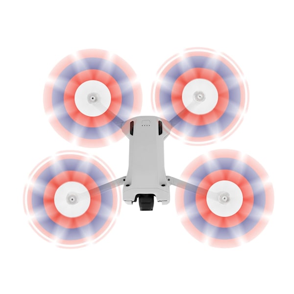 Drone tilbehør propel 4 par propelblade lav støj vinge ventilator reservedele støjreduktion demontering propelblade