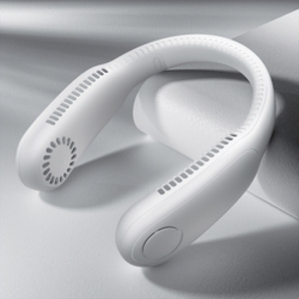2021 Innovatiivinen kesätuote, siivuton kannettava langaton turbiini niskatuuletin USB mini lataustuuletin_xrzi White Color Box
