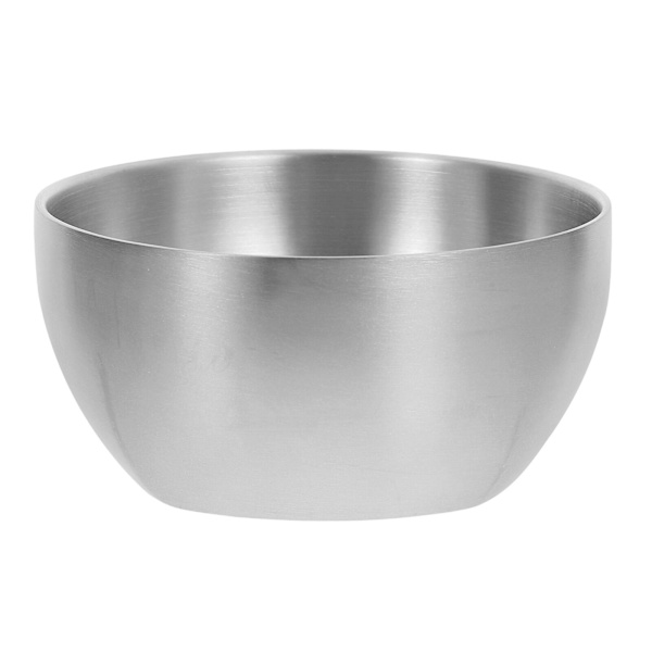 Koreansk Stil Ris Skål Rustfrit Stål Ris Skål Varmebestandig Suppe Skål KøkkenforsyningSølv10.5X1 Silver 10.5X10.5X5CM