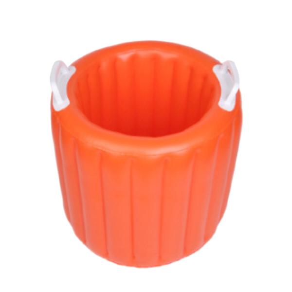 PVC Isposej Inflatable Spand, Foldbar Isposej, Orange Orange