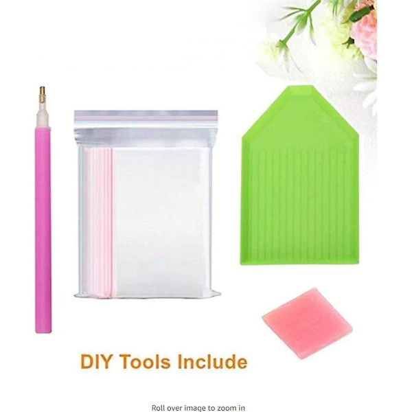5D DIY Diamantbroderi Full Kit, Havsstrand Solnedgång Landskap Diamantmålning Komplett Rum Vuxen Konst Hantverk För Hemvägg Dekoration Presenter 30 X 40cm