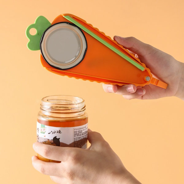 Flasköppnare Enkel Ölflaska Soda Flaska Köksredskap Morotsformad Handhållen Dryck Hemgadgets Multifunktionell 3-pack