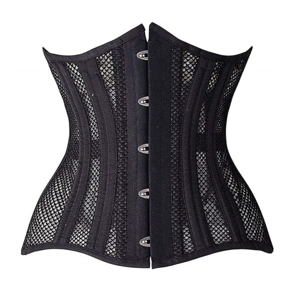 Kvinners Midjetreningskorsetter Underbust Heavy Duty 26 Stålbein Timeglass Silhuett Kroppformer