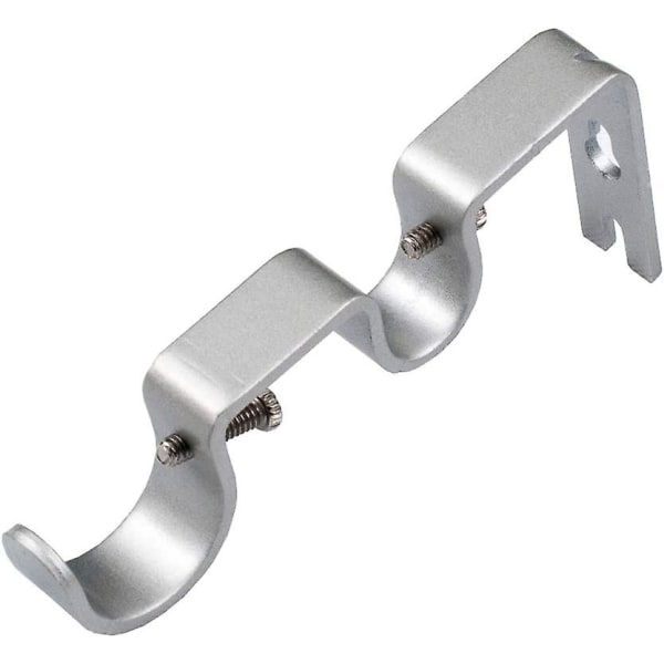 Tunge Gardinstangbraketter Dobbel Stangbrakett 1\" & 5/8\" Stang, Ikke Justerbar, Sett Med 3.