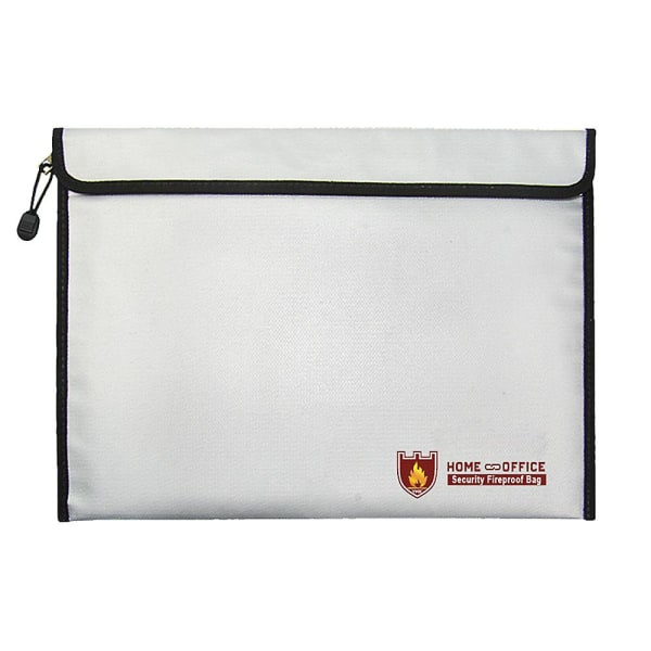 Brandsäker Dokumentväska 38x 28cm Brandsäker Vattentät Väska Skydd Väska Skydd För A4 Dokument Pass Bank Fil Pengar Värde
