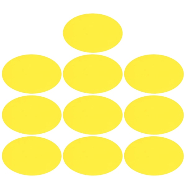 10 stk Fargerike Solnedgang Lys Atmosfærisk Lys Blendende Fargefilm Fotolysfilm Gule 6,6X6,6X0,01CM Yellow 6.6X6.6X0.01CM