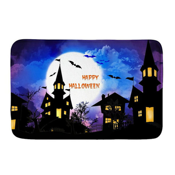 Halloweenin liukumaton kylpymatto, Halloween-lattiamatton vieressä, liukumaton kylpymatto