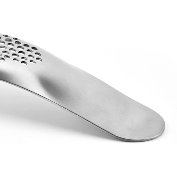1 stk. Hvidløgspresser Bue Hvidløgspresser Rustfrit Stål Hvidløgsskærer Let at Presse Hvidløg og Ingefær til Køkkenredskaber og Smart Gadget