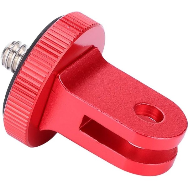 Kamera Stativadapter, Aluminiumlegering Stativfesteadapter, Profesjonelt Videokamera Tilbehør (Rød)