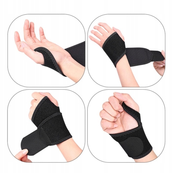 Wrist Guards Fitness Neopren Wrist Guards Justerbare Åndbare Høj Stræk Wrap Vægtløftning Wrist Guards
