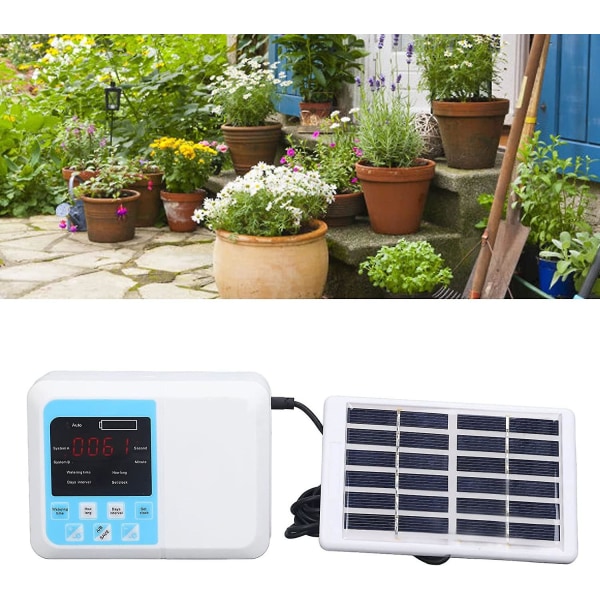 Regular Irrigation System, Watering Controller, Plant Watering System 3.7v Solar Power Usb Charging Automatic Watering Controller For Garden Greenhous