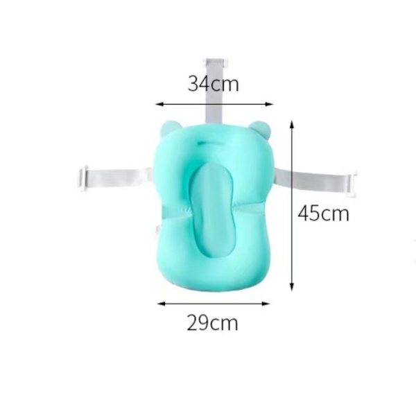 Nyfödd Babybad Artifact Kan Sitta och Ligga Baby Nätväska Badkar Säng Universal Halksäker Sängbadmatta Hängande Svamp Körsbärsrosa