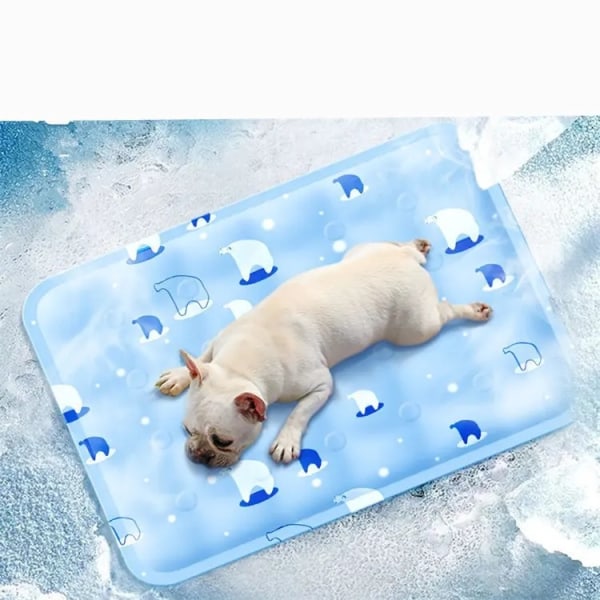 The Pet Shop Hundkylmatta, tryckaktiverad kylmatta för hundar och katter, storlek för medelstora husdjur (18-39 lb.) - Ej