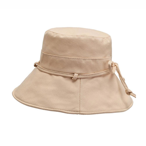 Damhattar Kvinnohattar Utomhus Fiskehatt Elegant Keps Dam Solhatt Dam Bokmnot Hatt Solkeps Khaki2 Khaki 29*29CM