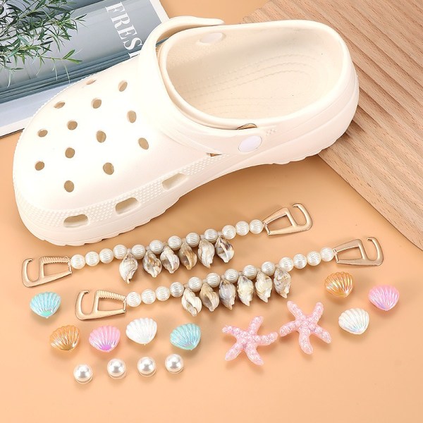 Dejlige sko charms til piger, 3D harpiks sko charms til kvinders børn, perlekæde fødselsdagsfest gave（Uden sko）
