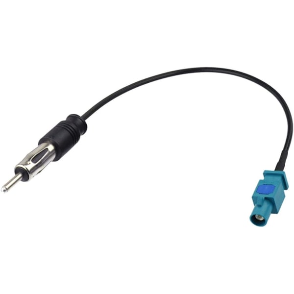 Universal Bilstereo FM AM Radioantenn Adaptersladd Fakra Z Hane till DIN-kontakt Kabel Bilstereo Ljud HD-radio