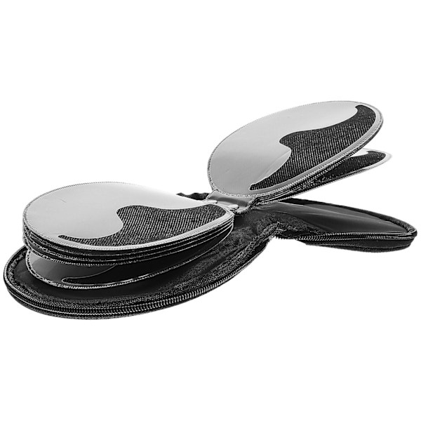 Dragkedja Plånbok Bärväska Förvaringspåsar Tyg Plånbok Förvaringsmapp Hem Cd Väska Grå 16.5X15X2.8CM Grey 16.5X15X2.8CM