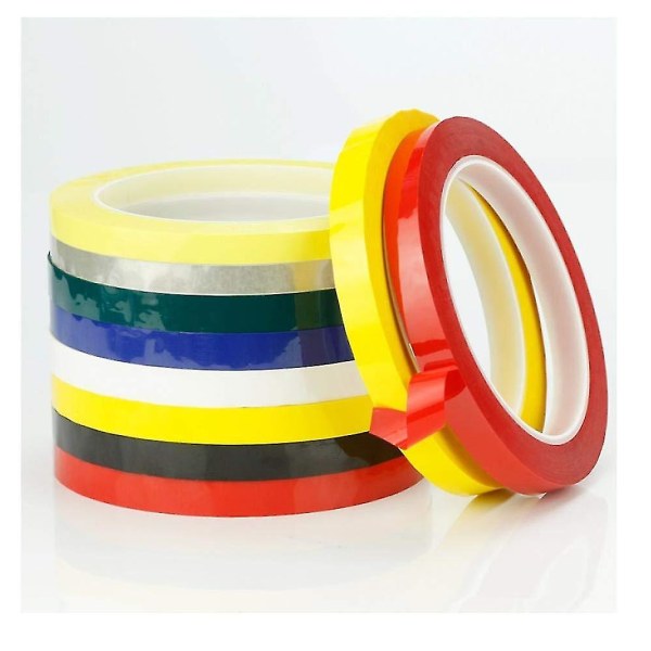 5pcs Length 66m 5s Desktop Positioning Tape Marking Tape (random Color)