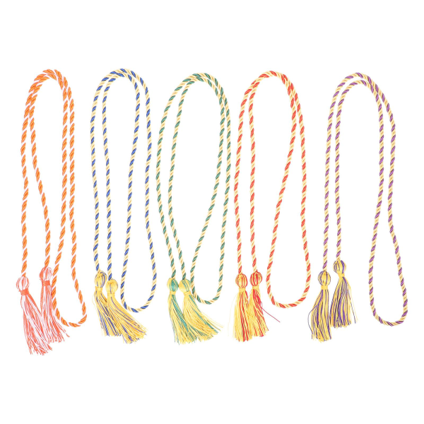 5 st Grad Honor Cords Flätade Grad Cords Graduate Ceremoni Cords Grad Days Honor Cords Garn Honor C Assorted Color 170x0.7cm