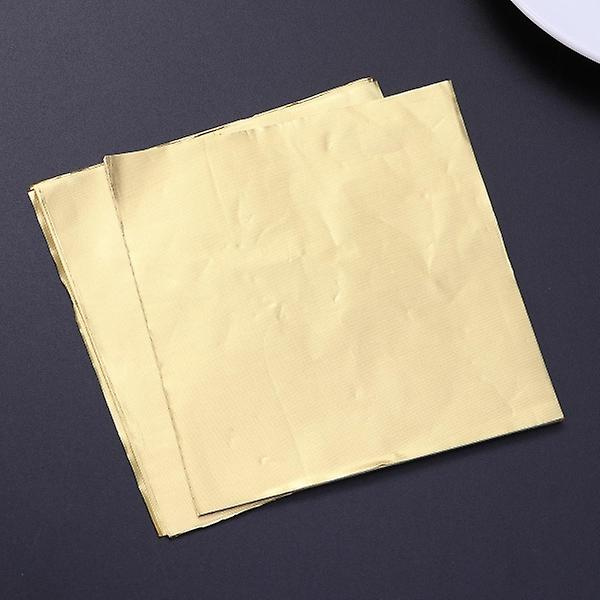300 st Godispapper Guld Aluminiumfolie Chokladpapper Matpapper Godispapper Golden