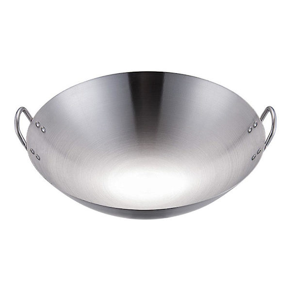 Keittiön paistinpannu Ruostumattomasta teräksestä valmistettu paistinpannu Kahvalla Paistinpannu Hopea 32X32CM Silver 32X32CM