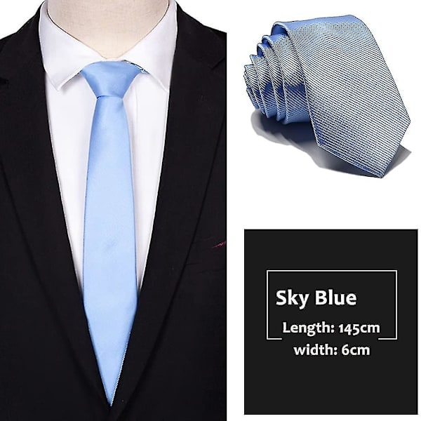 Herrar Slips, Retro Business Slips, Handsydd Slips För Män, 6cm Slips Svart Lila