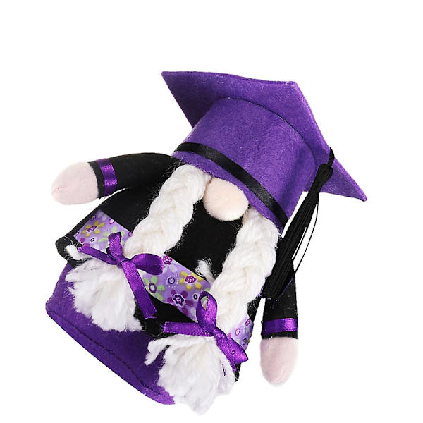 1 st Graduationspresent Graduation Doll Delikat Leksaksdocka (lila)Lila 11X8CM Purple 11X8CM