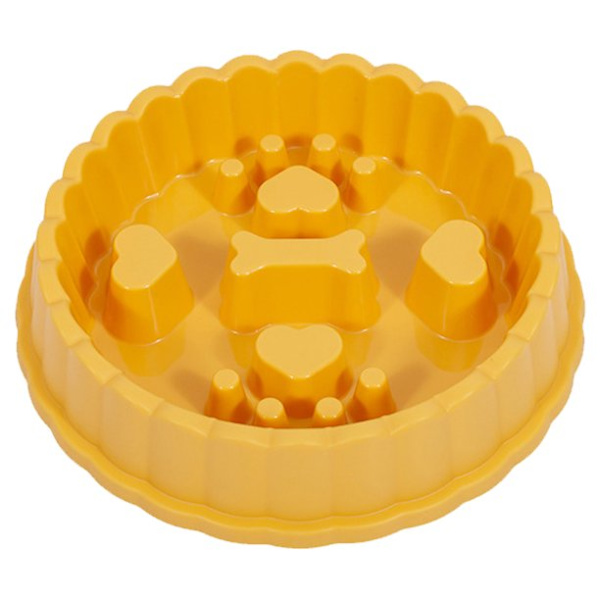 Hunde Slow Feeder Skål Anti-Gluttonous Hundeskål