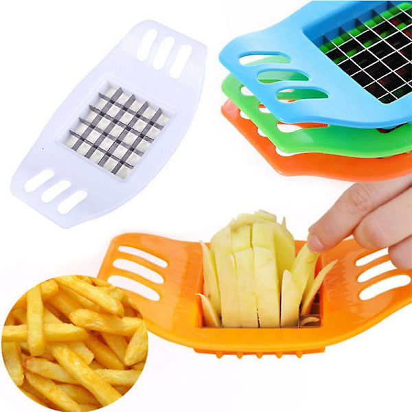 Grönsakshackare Lökhackare, Manuell Grönsakshackare Potatis Skärare Och Köttkvarn, Mat Tärningshackare Handhållen 3st$3 St Potatis Skärningsanordning Skär Pommes Frites K