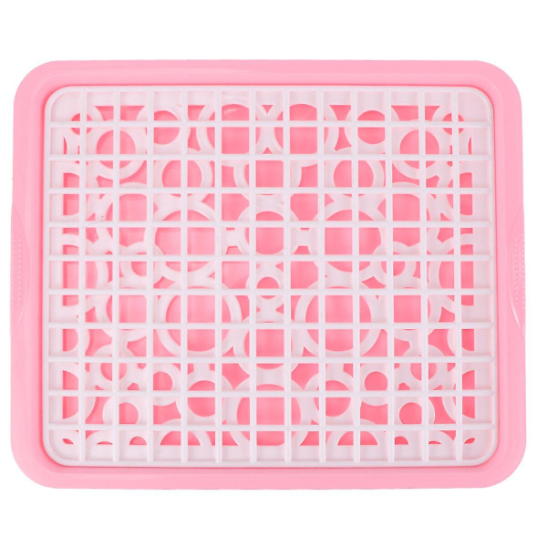 1 st Avrinningsbricka Plast Fruktbricka Grönsaksbricka Fruktfat Snacksbricka Vattenavrinningsbricka (himmelsblå Rund)Rosa 31,7X26,6X2,3cm Pink 31.7X26.6X2.3cm
