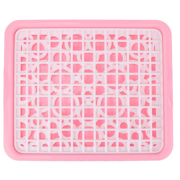 1 stk Avrenningsbrett Plast Fruktbrett Grønnsaksbrett Fruktfat Snacksbrett Vann Avrenningsbrett (himmelblå Rund)Rosa 31,7X26,6X2,3cm Pink 31.7X26.6X2.3cm