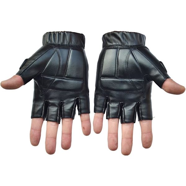 Udendørs Militære Taktiske Handsker Halv Tassel Combat Anti-Slip Jæger Handsker Mænds Sports Trænings Handsker PU Læder 1 Par
