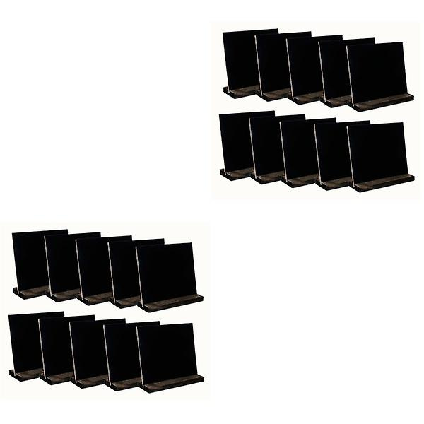 20 stk. DIY Mini Tavlebrætter Træ Tavlebrætter DIY Memo Brætter Værelsespynt Til Hjemmet Skole 20 stk 20 pcs 15.5*4.8*13CM