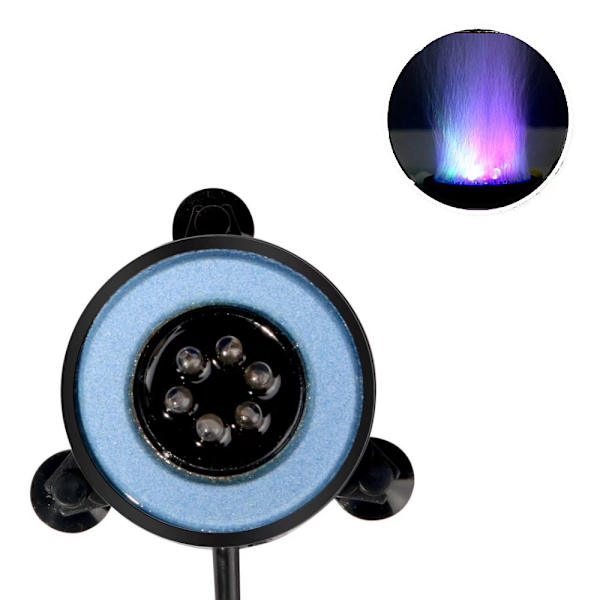 Syv-farvet LED dykkerlys til akvarium