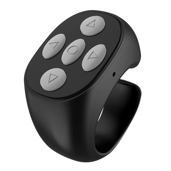 Kompatibel med iPhone/iPad/Android/Smartphones/Surfplattor Bluetooth fjärrkontroll Page Turner för iPhone-kamera, Bluetooth knapp C