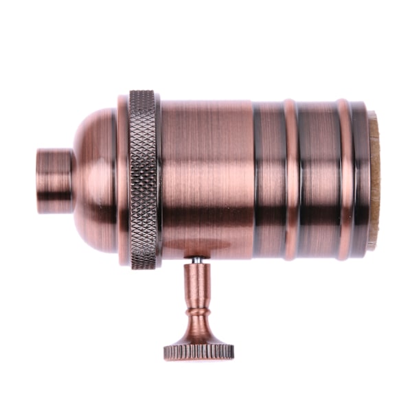 Retro Lampeholder i Aluminium, Vintage E27 Pæreholder