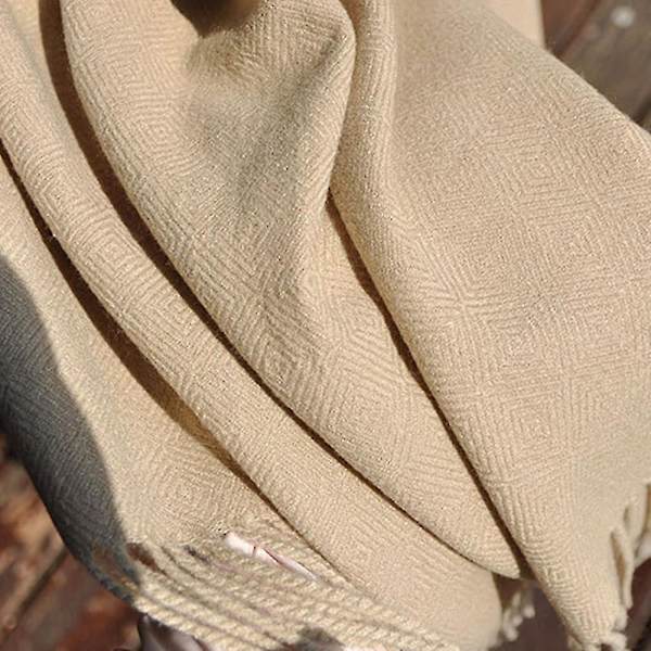 Sommer skjerf - Oversized langt lett lin stoff skjerf - Naken Nude