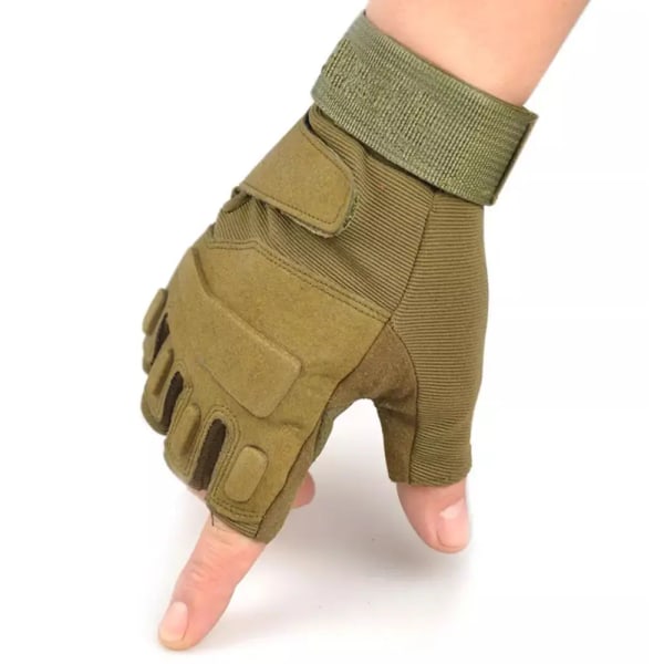 Laget taktiske hansker for menn Combat Hard Knuckle for Military Police 1 pargrønn