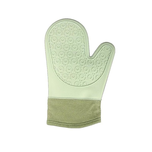 Sklisikre Ekstra Lange Ovnshansker For Grill, Matlaging, Baking, Grilling, Barbecue, Mikrobølgeovn, Maskinvaskbare (2 stk, Nordisk Grønn)