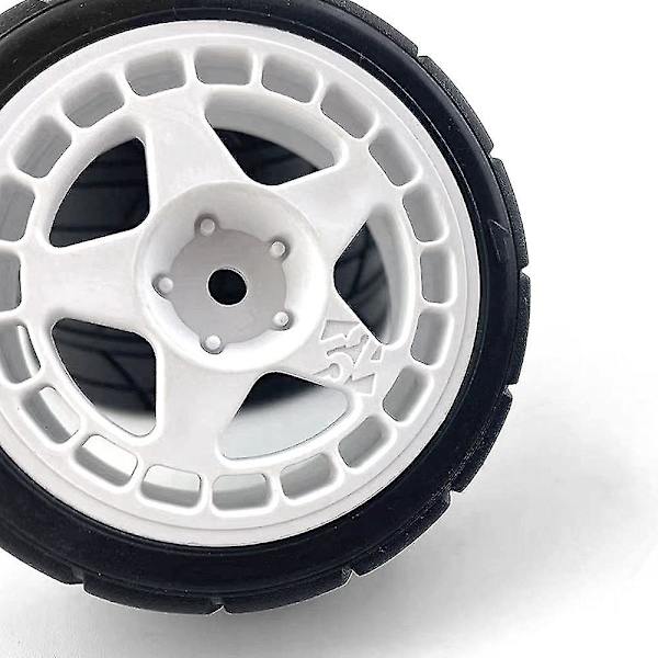 4 stk 12mm Hex 65mm Gummihjul Dekk Kompatibel Med Xv-01 -01 -02 Lc Racing Ptg-2 Hpi Wr8 1/10 Rc Bil,2