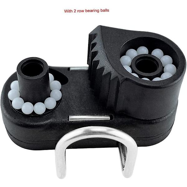 Kompositt Seilbåt Cam Cleat For 3-12mm Tau (1stk, Svart)