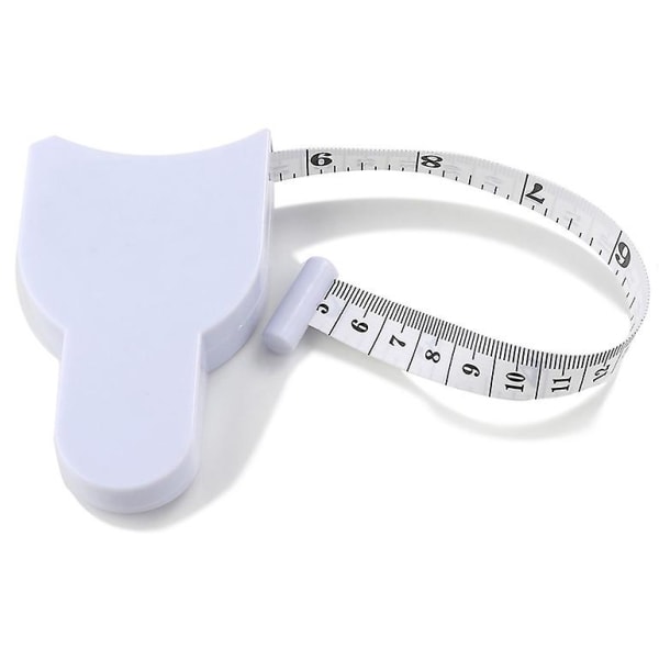 Automatisk uttrekkbar målelinjal For å måle kroppsomkrets Målebånd Lommeformet omkrets Målebånd Plast Uttrekkbar Fitne