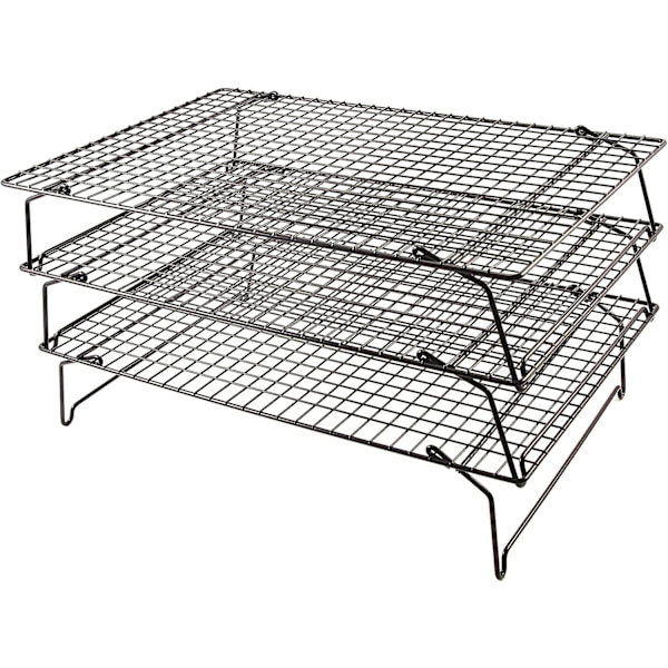 Kølegitter, Kølegittertrådhylde i Rustfrit Stål til Stegning, Bagning, Grillning, Køling, Køling, Sund & Holdbar, Rustfri & Dis